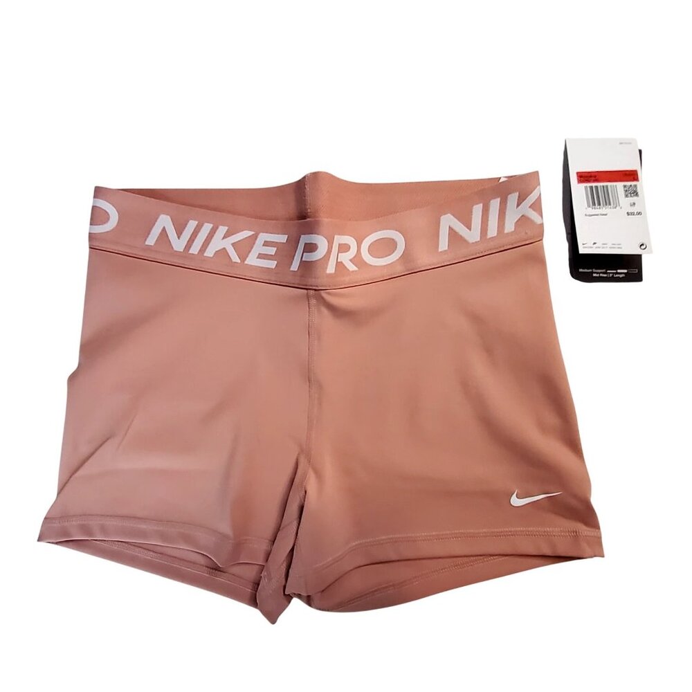 Nike Women's Pro Shorts - Dusty Pink NWT